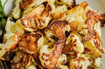 The BEST Roasted Cauliflower Ever -Spend With Pennies