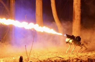 The Flame-Throwing Robotic Canine Can Be Bought For $9,4k