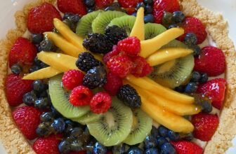 Gluten-Free Lemon Cookie Fruit Tart Recipe