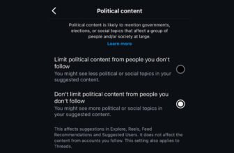 A Meta ‘error’ broke the political content material filter on Threads and Instagram