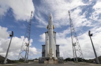 ESA’s new heavy-lift rocket, Ariane 6, is poised to launch for the primary time on Tuesday
