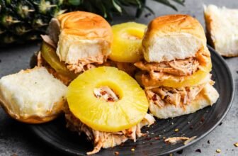Gradual Cooker Creamy BBQ Rooster Sliders