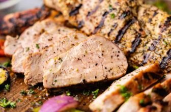 Juicy Dijon Grilled Pork Tenderloin