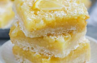 Straightforward Lemon Bars Recipe {Candy & Tangy}