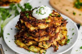 Simple Zucchini Pancakes (Zucchini Fritters)