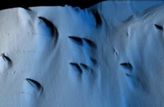 Mysterious Patterns Noticed Beneath Antarctic Ice Shelf