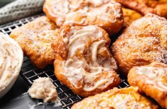 Pumpkin Fry Bread with Cinnamon Cream Cheese Butter