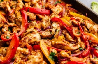 Sheet Pan Rooster Fajitas – The Keep At Dwelling Chef