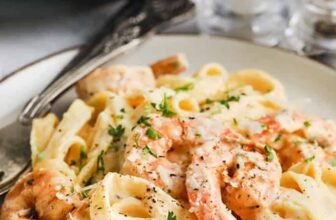 Shrimp Alfredo – Spend With Pennies