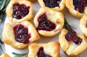 Cranberry Brie Bites {4 Easy Elements!}