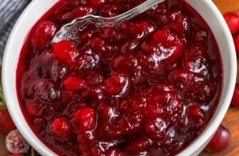 Cranberry Sauce (★★★★★) –