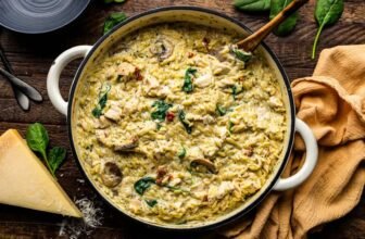 One Pot Italian Hen Orzo