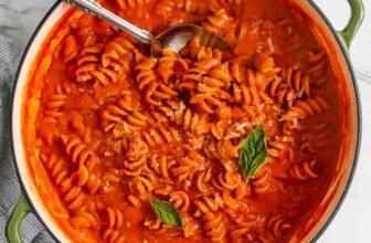 One Pot Rotini Pasta