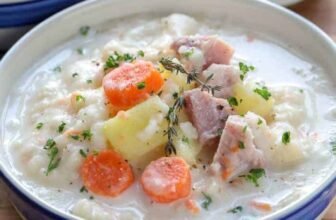 Ham and Potato Soup {Straightforward Gradual Cooker Recipe}
