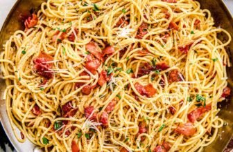 Eggless Spaghetti Carbonara